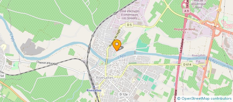 localisation de l'entreprise EARL DU MAS REART  RIVESALTES