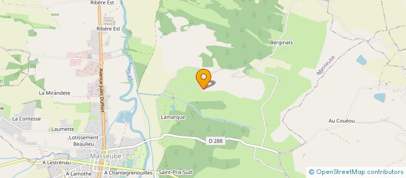 localisation de l'entreprise EARL DU MATAU  AUSSOS