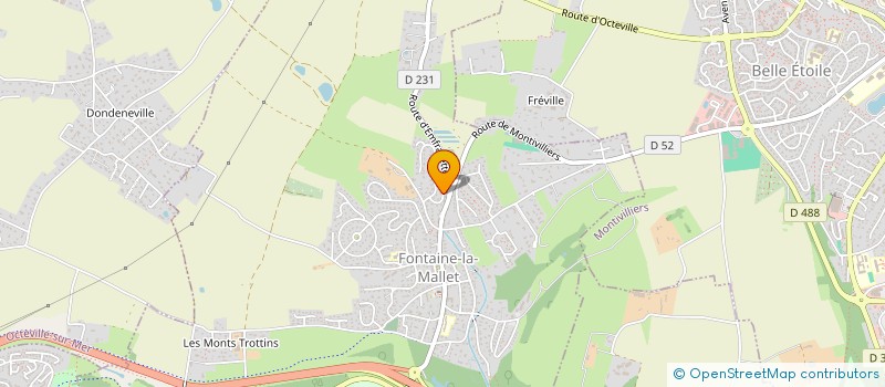 localisation de l'entreprise EARL DU MERISIER  MANNEVILLETTE