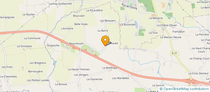 localisation de l'entreprise EARL DU MESNIL à SAINT-GILLES