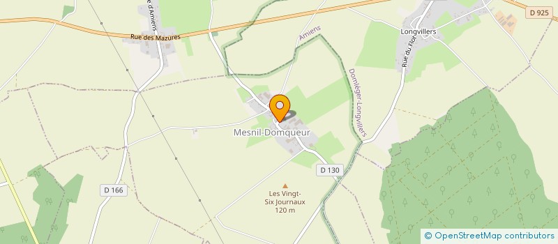 localisation de l'entreprise EARL DU MESNIL  MESNIL-DOMQUEUR