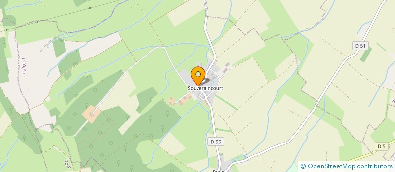 localisation de l'entreprise EARL DU METAY  LALUF