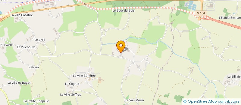 localisation de l'entreprise EARL DU MINERAIS  MERDRIGNAC