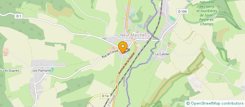 localisation de l'entreprise EARL DU MONT AUX SINGES à NEUF-MARCHE