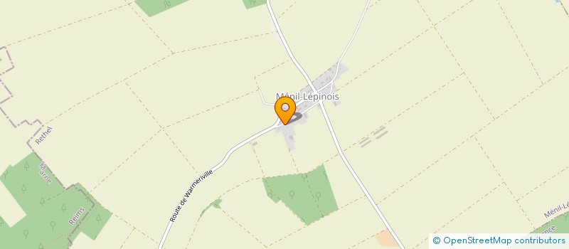 localisation de l'entreprise EARL DU MONT D'AUSSONCE à MENIL-LEPINOIS