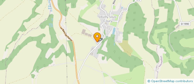 localisation de l'entreprise EARL DU MONT DE LEUILLY  LEUILLY-SOUS-COUCY