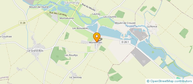 localisation de l'entreprise EARL DU MONT DES MANES à SAUMERAY
