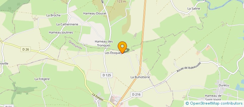 localisation de l'entreprise EARL DU MONT HAGUAIS  QUETTEHOU