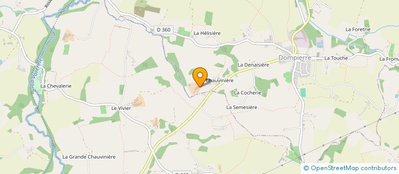 localisation de l'entreprise EARL DU MONT OGER à DOMPIERRE