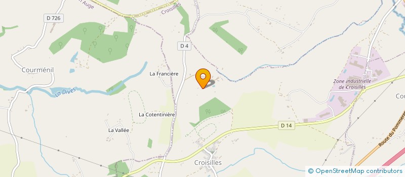 localisation de l'entreprise EARL DU MONT ROGER à CROISILLES