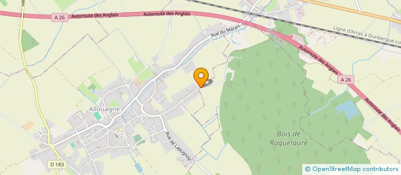 localisation de l'entreprise EARL DU MONT SOREL  ALLOUAGNE