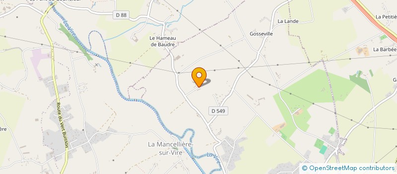 localisation de l'entreprise EARL DU MONTANNA à SAINTE-SUZANNE-SUR-VIRE