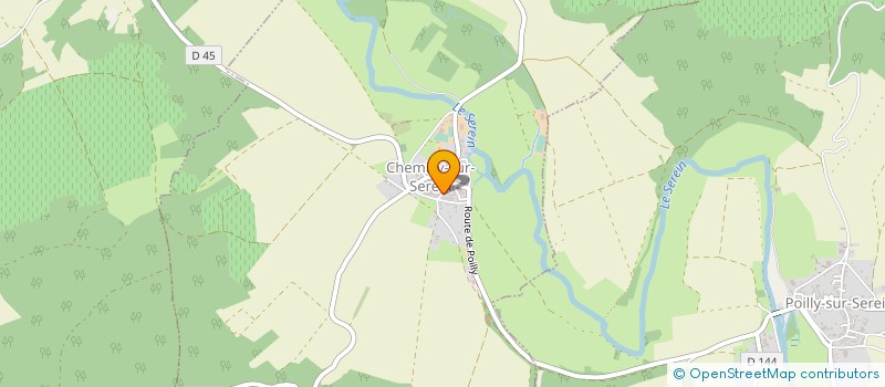 localisation de l'entreprise EARL DU MONTIER à CHEMILLY-SUR-SEREIN