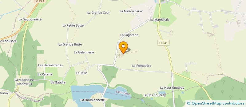 localisation de l'entreprise EARL DU MONTPATIENT à SAINT-ELIPH