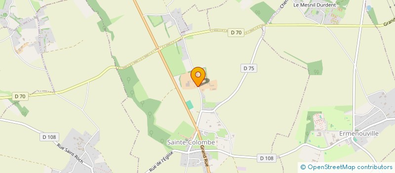 localisation de l'entreprise EARL DU MORET  SAINTE-COLOMBE