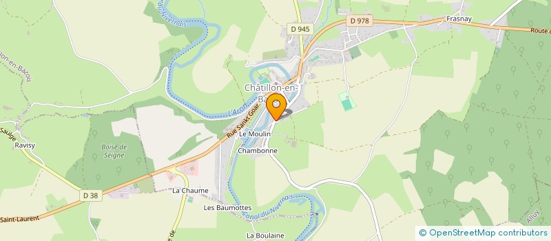 localisation de l'entreprise EARL DU MOULIN à CHATILLON EN BAZOIS