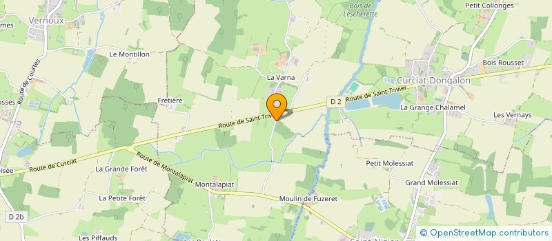 localisation de l'entreprise EARL DU MOULIN à SAINT-NIZIER-LE-BOUCHOUX