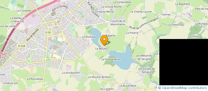 localisation de l'entreprise EARL DU MOULIN  LIFFRE