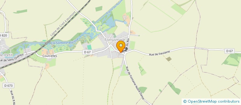 localisation de l'entreprise EARL DU MOULIN  FONSOMME