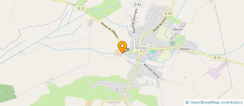 localisation de l'entreprise EARL DU MOULIN  BAUGY