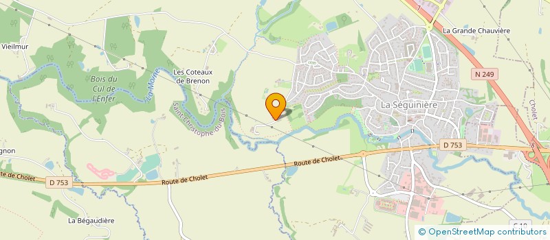 localisation de l'entreprise EARL DU MOULIN A VENT  LA SEGUINIERE