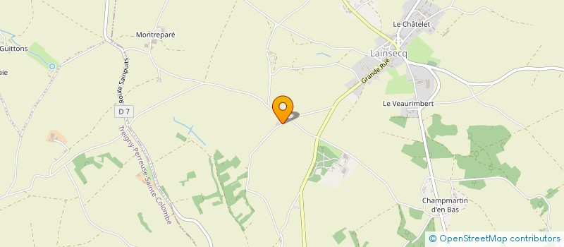 localisation de l'entreprise EARL DU MOULIN BARJOT à LAINSECQ