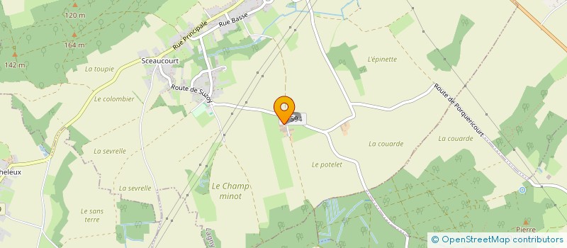 localisation de l'entreprise EARL DU MOULIN DE BAS  LAGNY