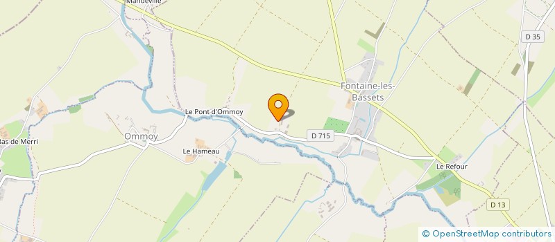 localisation de l'entreprise EARL DU MOULIN DE FONTAINE à FONTAINE-LES-BASSETS