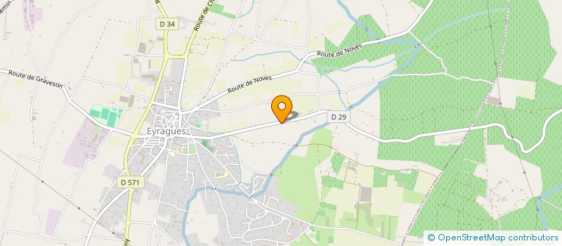 localisation de l'entreprise EARL DU MOULIN NEUF à EYRAGUES
