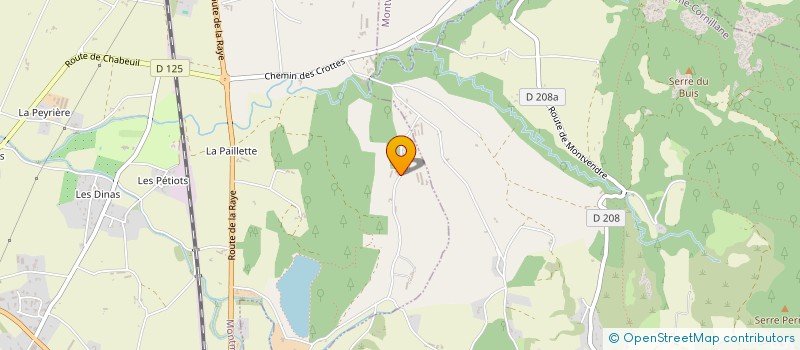 localisation de l'entreprise EARL DU MOURAYER  MONTMEYRAN