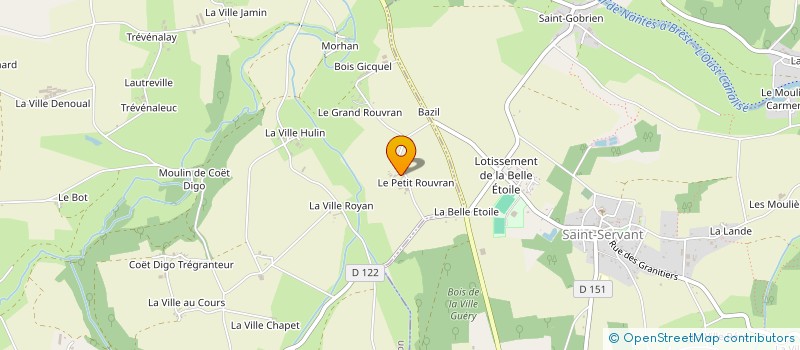 localisation de l'entreprise EARL DU MUGUET à GUEGON
