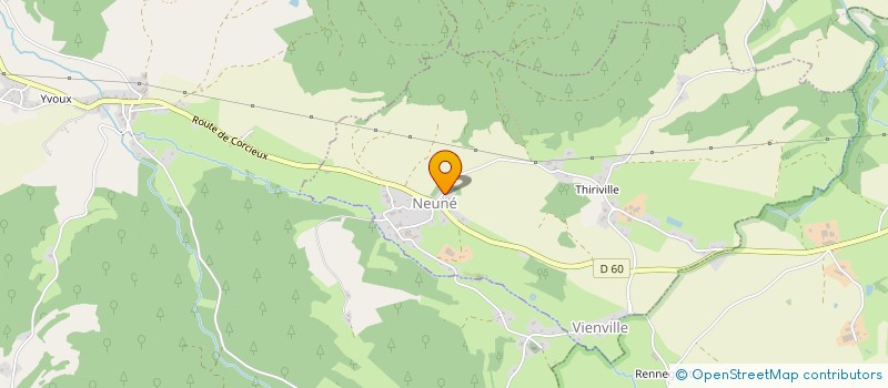 localisation de l'entreprise EARL DU NEUNE à BIFFONTAINE