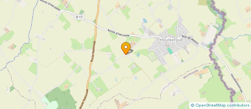 localisation de l'entreprise EARL DU PARADIS à HOUTKERQUE