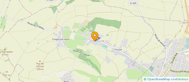 localisation de l'entreprise EARL DU PARC D'EFFIAT  EFFIAT