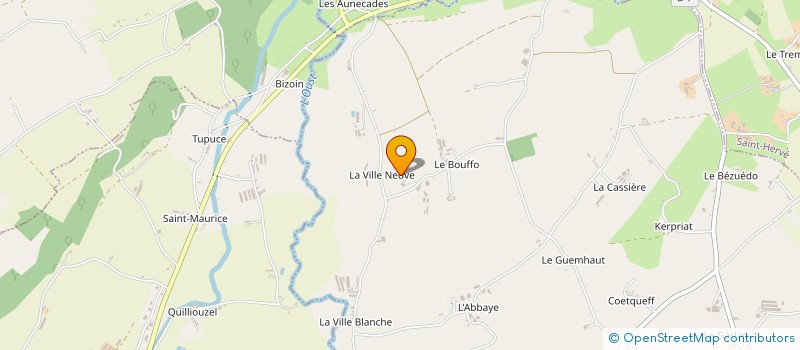 localisation de l'entreprise EARL DU PARC NOTRE à SAINT-THELO