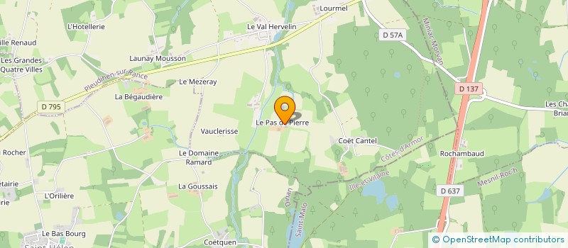 localisation de l'entreprise EARL DU PAS DE PIERRE à PLEUDIHEN-SUR-RANCE