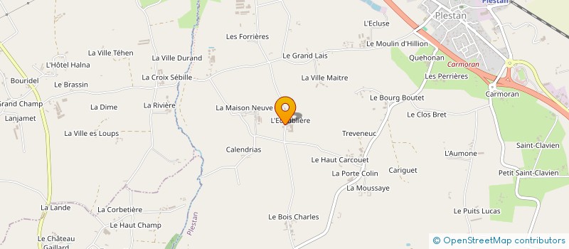 localisation de l'entreprise EARL DU PAVILLON  PLESTAN