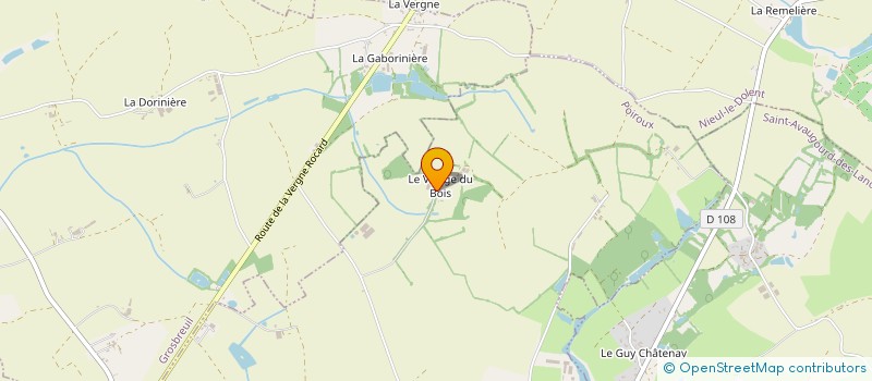 localisation de l'entreprise EARL DU PAYRE à POIROUX