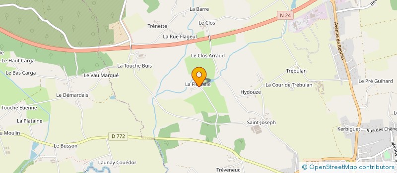 localisation de l'entreprise EARL DU PAYS DE BROCELIANDE à GUER