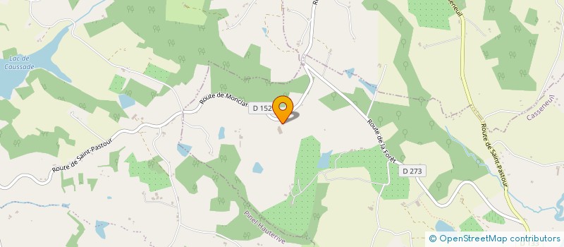 localisation de l'entreprise EARL DU PECH D'ARFEUILLE  CASSENEUIL