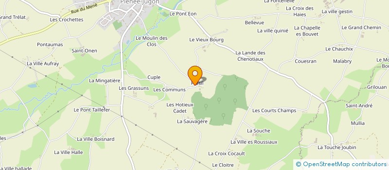 localisation de l'entreprise EARL DU PERSIL à PLENEE-JUGON