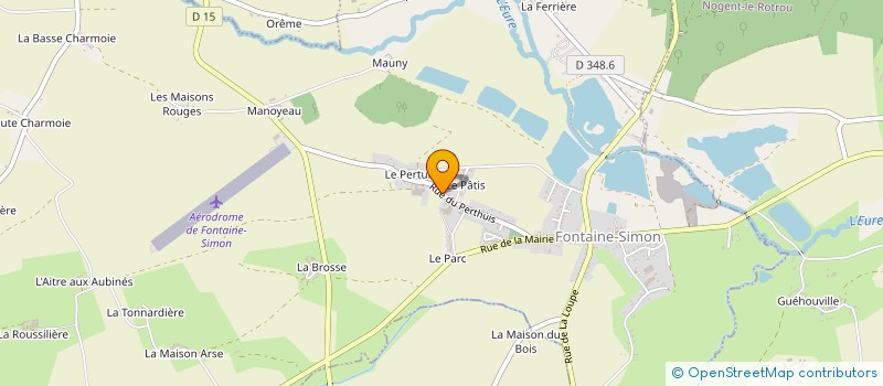 localisation de l'entreprise EARL DU PERTHUIS LECOINTRE à FONTAINE-SIMON