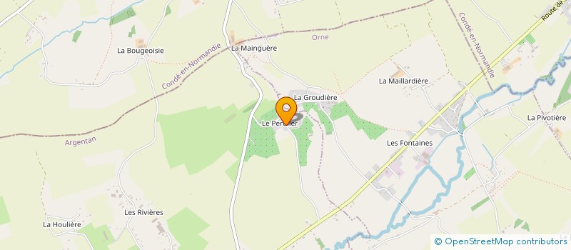 localisation de l'entreprise EARL DU PERTYER à CALIGNY