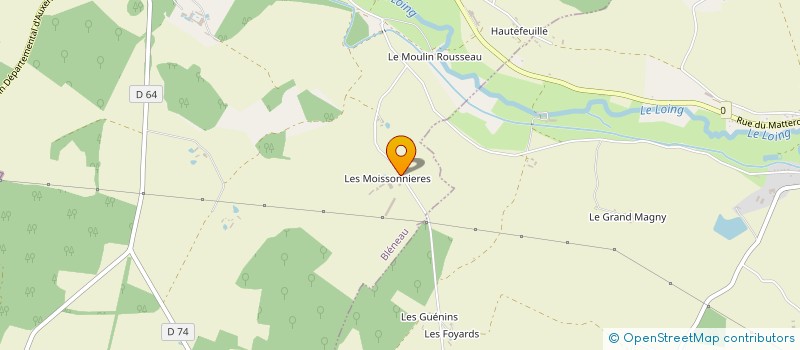 localisation de l'entreprise EARL DU PETIT BOIS à BLENEAU