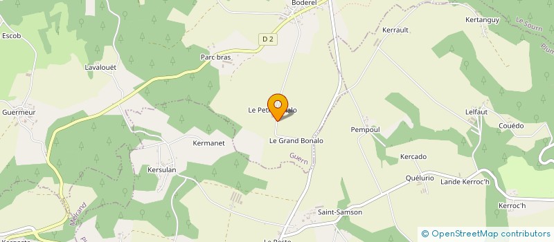 localisation de l'entreprise EARL DU PETIT BONALO à GUERN