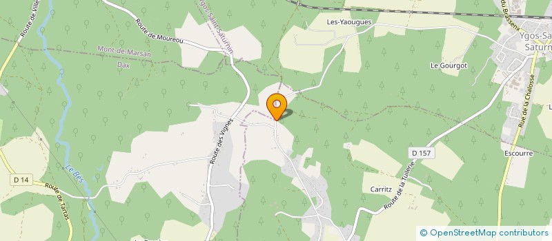 localisation de l'entreprise EARL DU PETIT BONHEUR  OUSSE-SUZAN