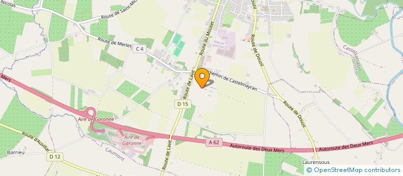 localisation de l'entreprise EARL DU PETIT BONHEUR à SAINT-NICOLAS-DE-LA-GRAVE