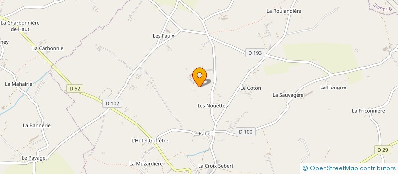 localisation de l'entreprise EARL DU PETIT CAILLOU à CERISY-LA-SALLE