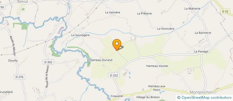localisation de l'entreprise EARL DU PETIT CHATEAU  SAINT-DENIS-LE-VETU