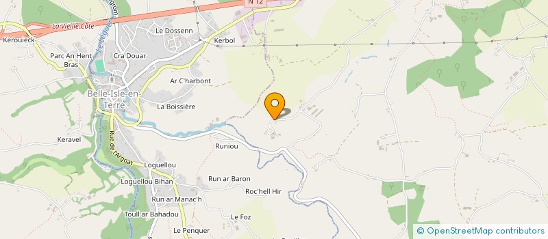 localisation de l'entreprise EARL DU PETIT CHEMIN à LOUARGAT